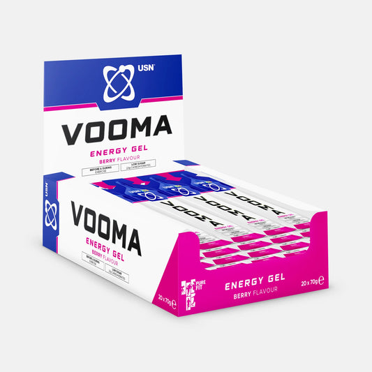 USN Vooma Energy Gel: 20 x 70g (£25.00 RRP) - Sept Dated
