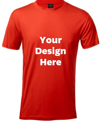 Printed Race T-Shirt. From £4.50