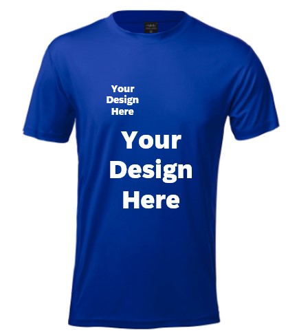 Club T-Shirt. Large 1 Colour Full Chest & Right/Left Chest Print: £12.00