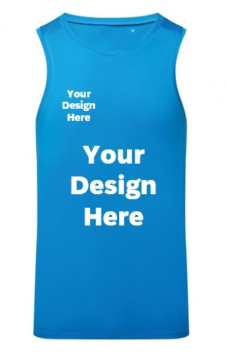 Club Vest. Large 1 Colour Full Chest & Right/Left Chest Print: £11.00