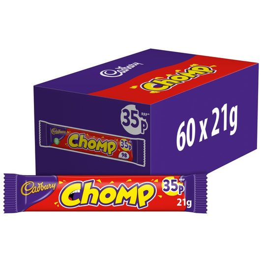 Cadbury Chomp/Freddo/Fudge Chocolate Bar 35p PMP